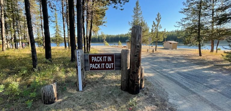 A beautiful evening at Indian Lake Campground