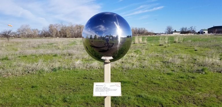 The Fort Walla Walla Recreation Trail Planet Walk was created by the 2007 Sherwood Trust Community Leadership Class with support from many other community organizations and businesses. This walk really puts things in perspective.