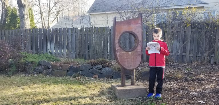 Often we use art walks as a scavenger hunt for the kids, engaging and educational way to enjoy the outdoors