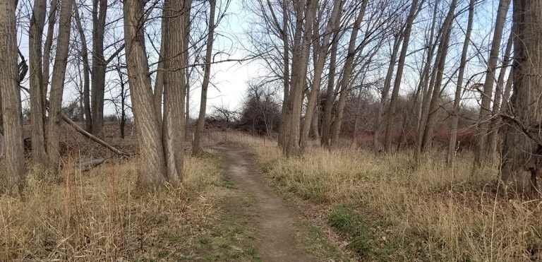 Winter trail riding at Chamna Natural Preserve